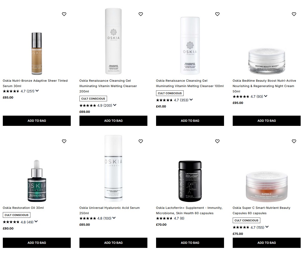 20% off Oskia at Cult Beauty with code BDCB 20% off Oskia at Cult Beauty with code BDCB