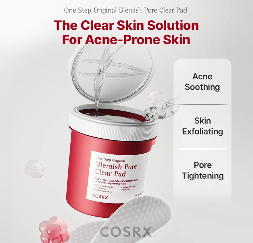 COSRX One Step Original Blemish Pore Clear Pad COSRX One Step Original Blemish Pore Clear Pad