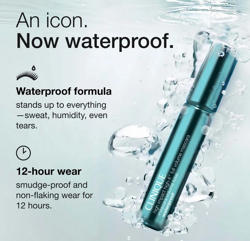 Clinique High Impact High-Fi Full Volume Waterproof Mascara - Intense Black Clinique High Impact High-Fi Full Volume Waterproof Mascara - Intense Black