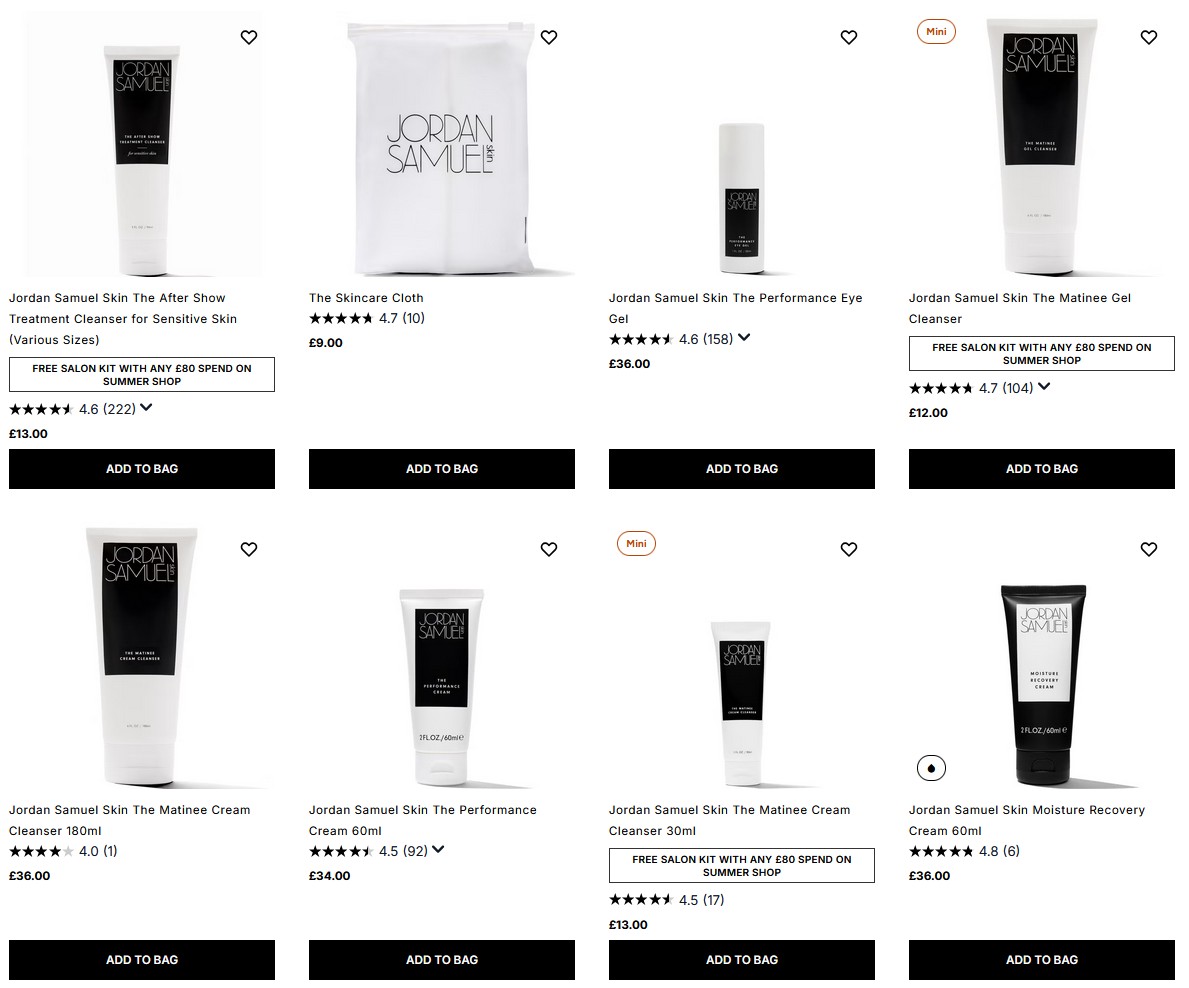 20% off Jordan Samuel at Cult Beauty 20% off Jordan Samuel at Cult Beauty