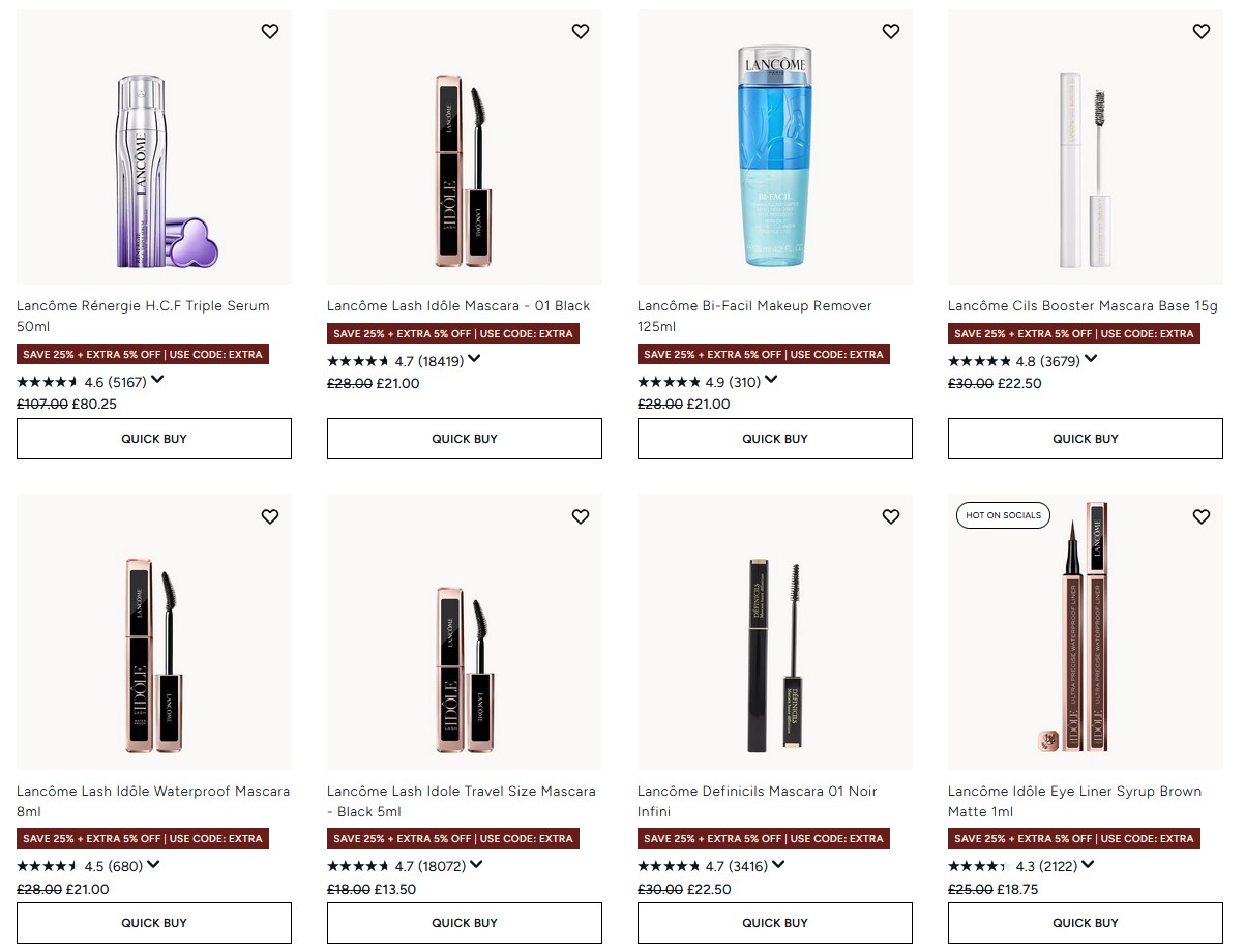 25% off Lancôme at Lookfantastic 25% off Lancôme at Lookfantastic