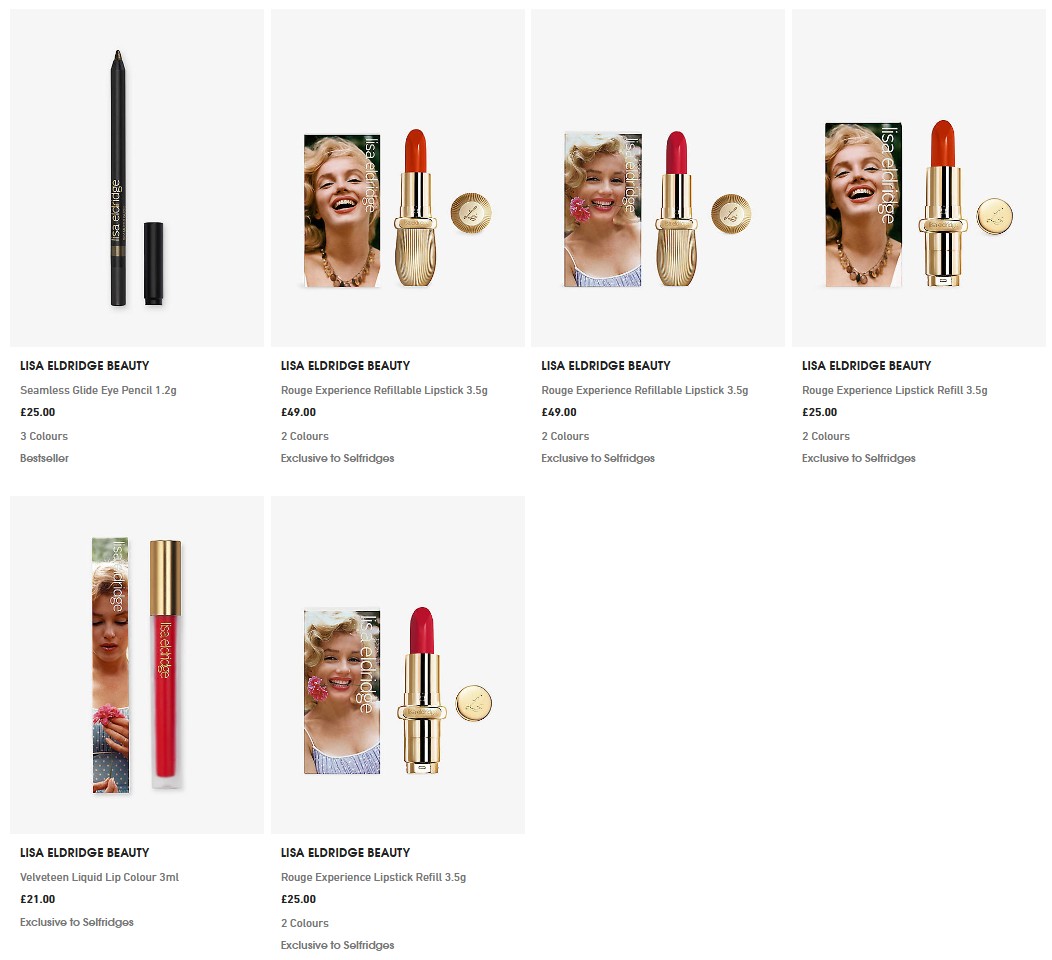 Marilyn Monroe x Lisa Eldridge Collection at Selfridges Marilyn Monroe x Lisa Eldridge Collection at Selfridges