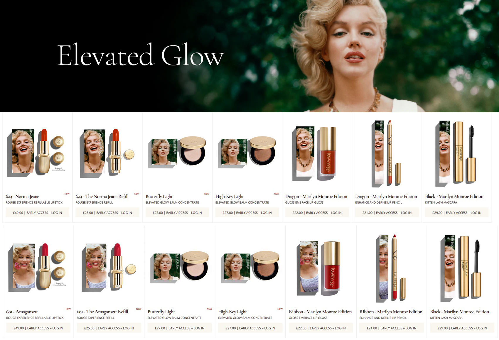 Marilyn Monroe x Lisa Eldridge Collection Marilyn Monroe x Lisa Eldridge Collection