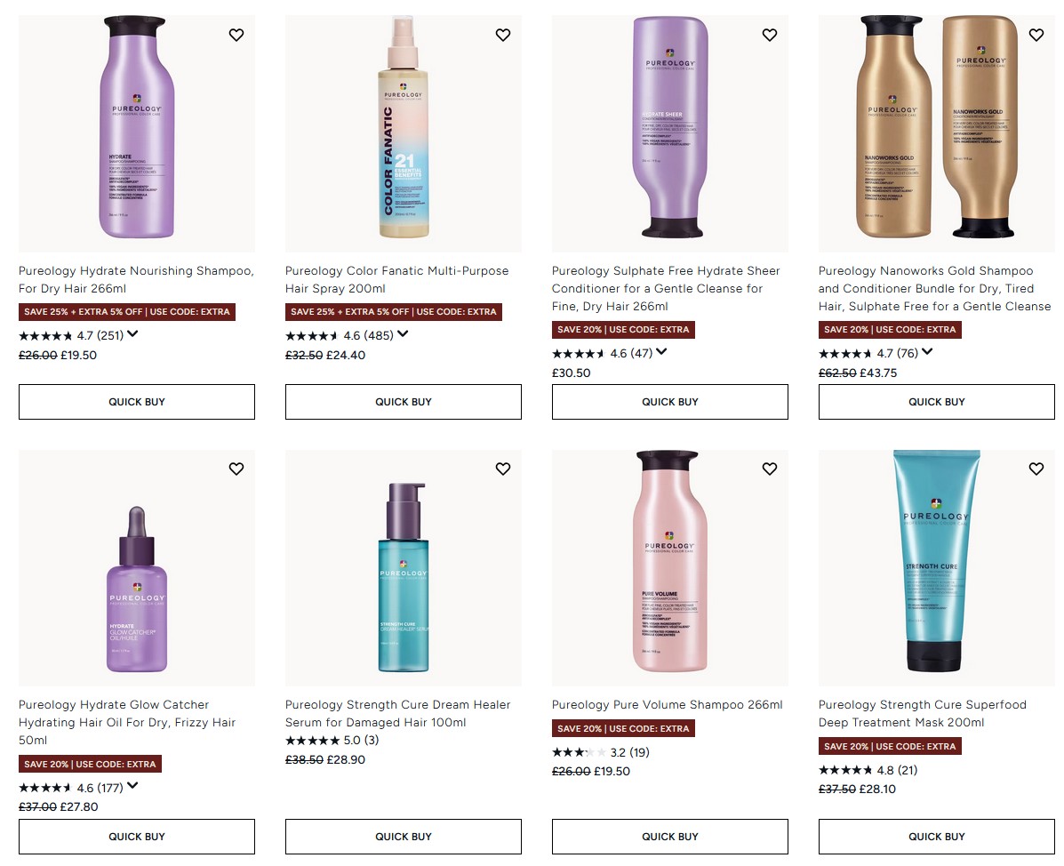 25% off Pureology at Lookfantastic 25% off Pureology at Lookfantastic