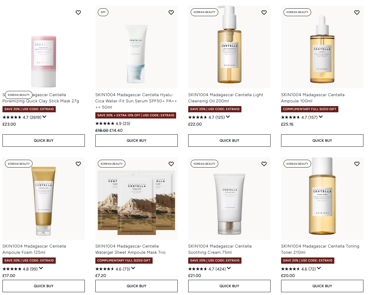 20% off SKIN1004 at Lookfantastic 20% off SKIN1004 at Lookfantastic