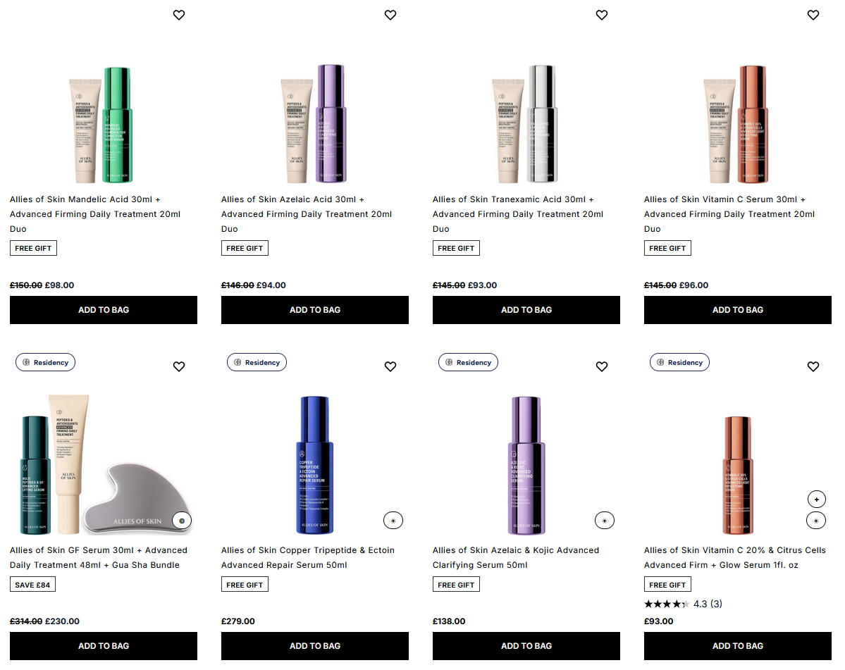 35% off Allies of Skin Duos at Cult Beauty 35% off Allies of Skin Duos at Cult Beauty
