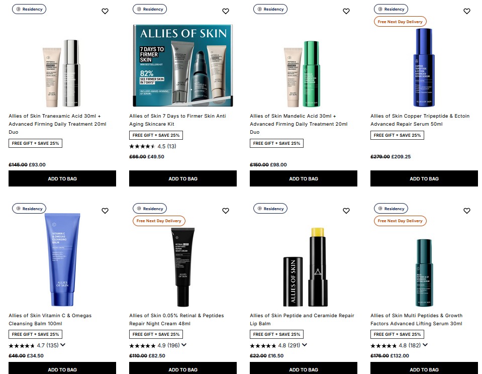 25% off Allies of Skin at Cult Beauty 25% off Allies of Skin at Cult Beauty
