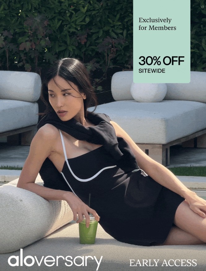 30% off sitewide at Alo Yoga 30% off sitewide at Alo Yoga