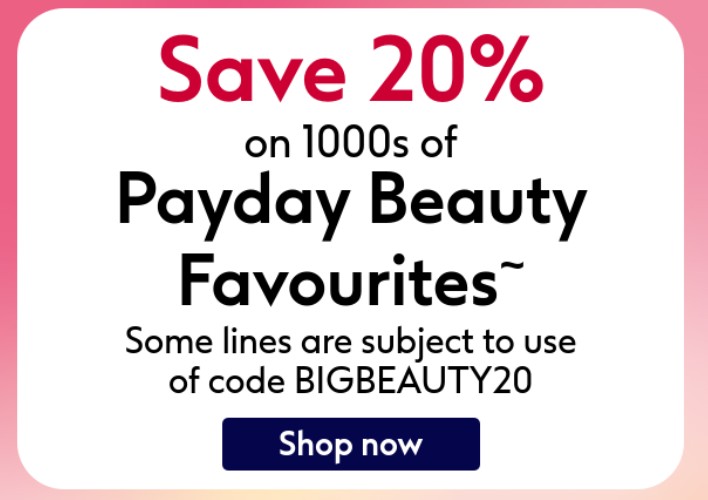 20% off Beauty at Boots 20% off Beauty at Boots