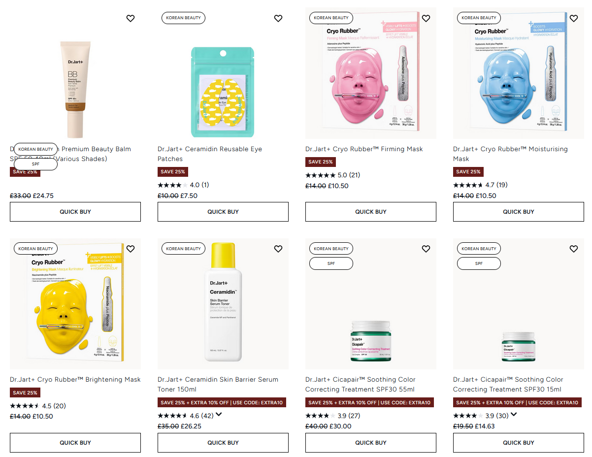 25% off Dr.Jart+ at Lookfantastic 25% off Dr.Jart+ at Lookfantastic