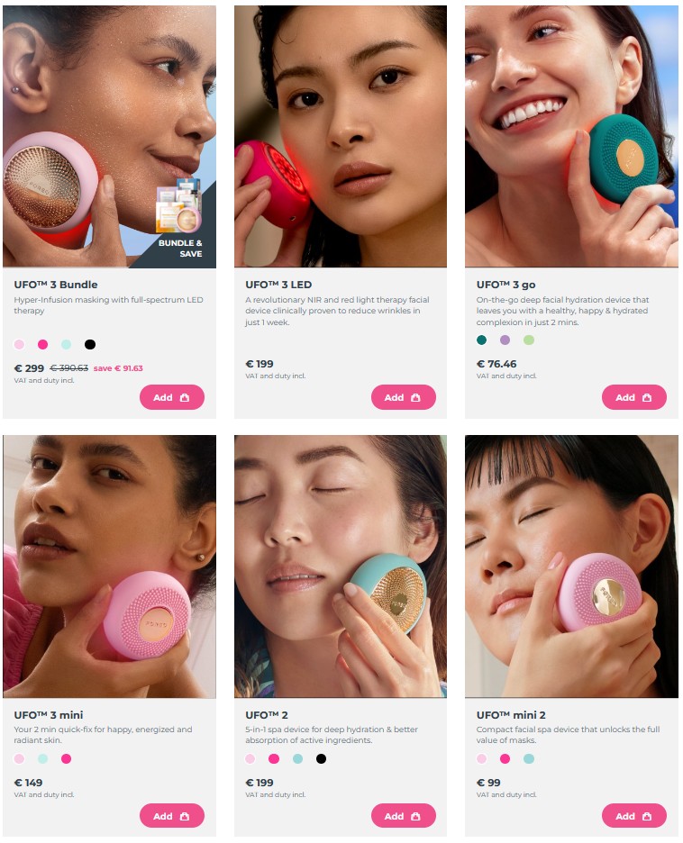 50% off selected FOREO UFO device 50% off selected FOREO UFO device