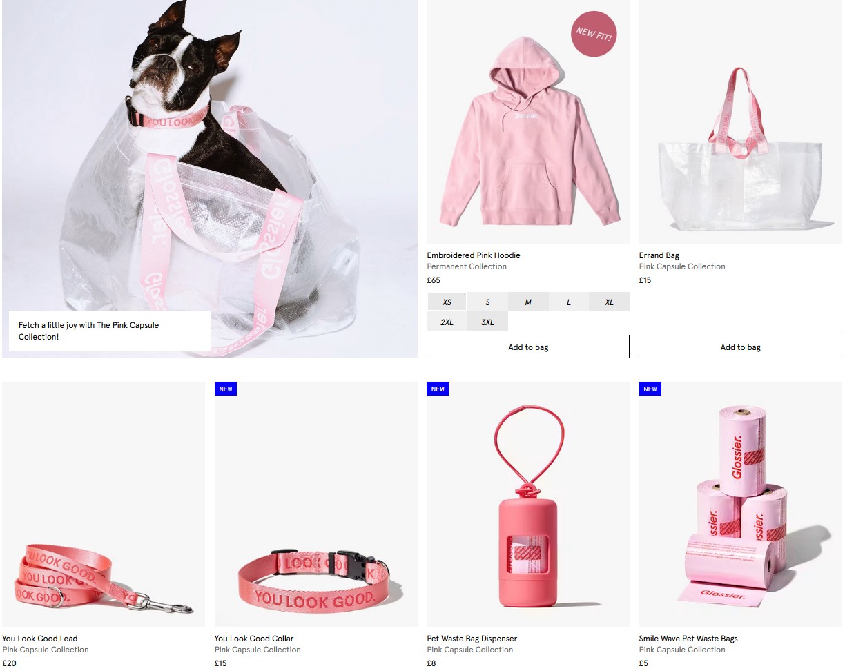 Glossier Pink Capsule Collection Glossier Pink Capsule Collection