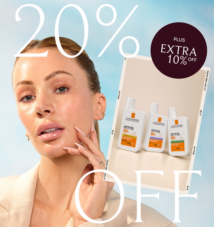20% off La Roche-Posay at Lookfantastic 20% off La Roche-Posay at Lookfantastic
