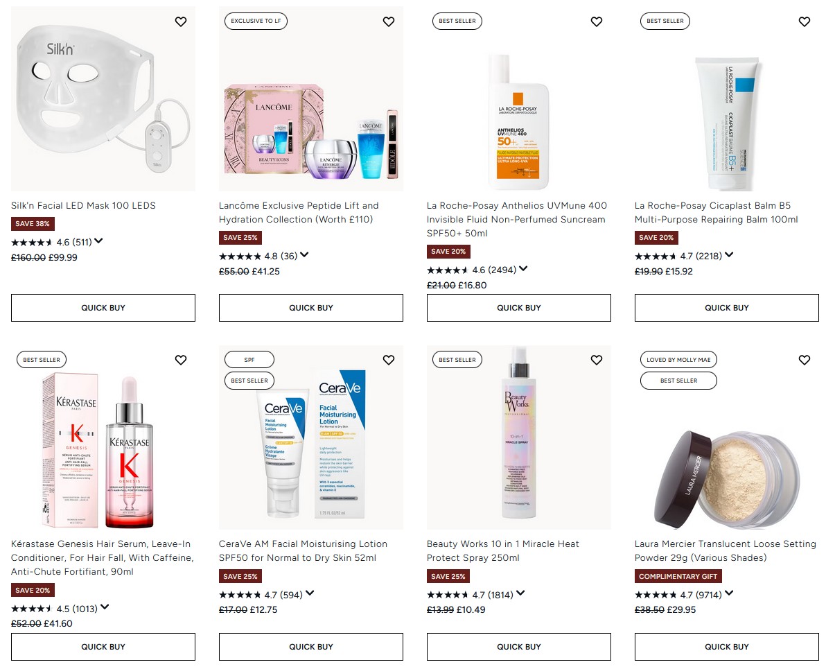Up to 40% off selected at Lookfantastic Up to 40% off selected at Lookfantastic