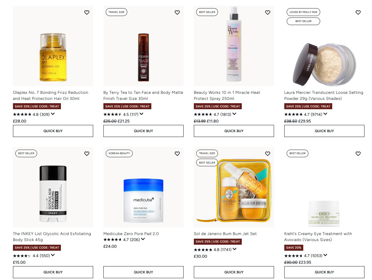 Up to 25% off selected at Lookfantastic Up to 25% off selected at Lookfantastic