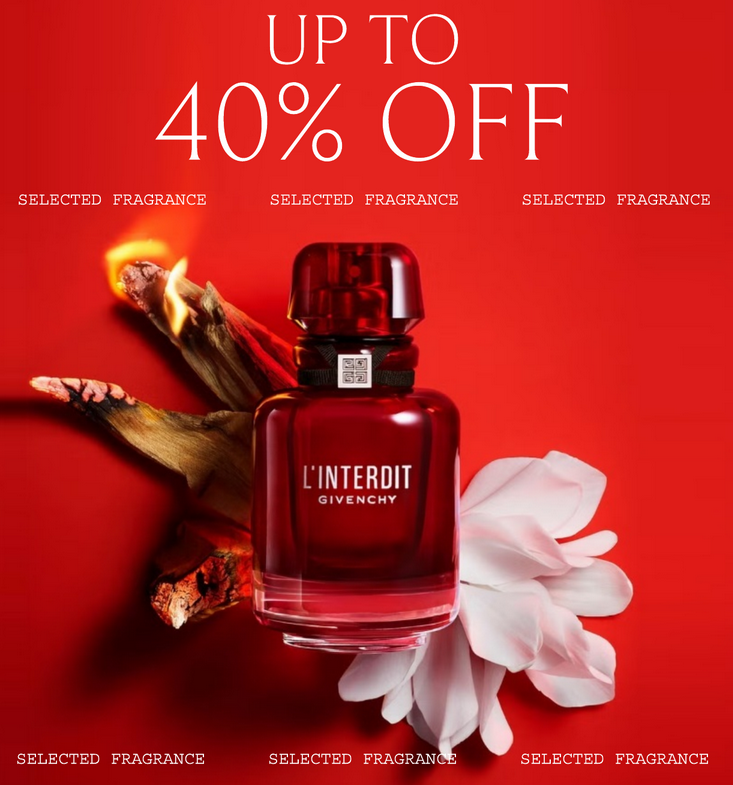 Up to 40% off selected fragrance at Lookfantastic Up to 40% off selected fragrance at Lookfantastic