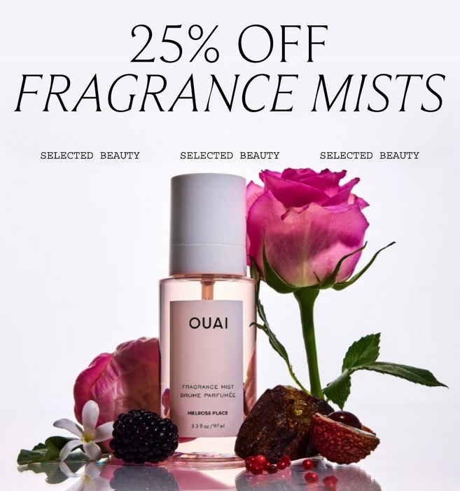 25% off Fragrance Mists at Lookfantastic 25% off Fragrance Mists at Lookfantastic
