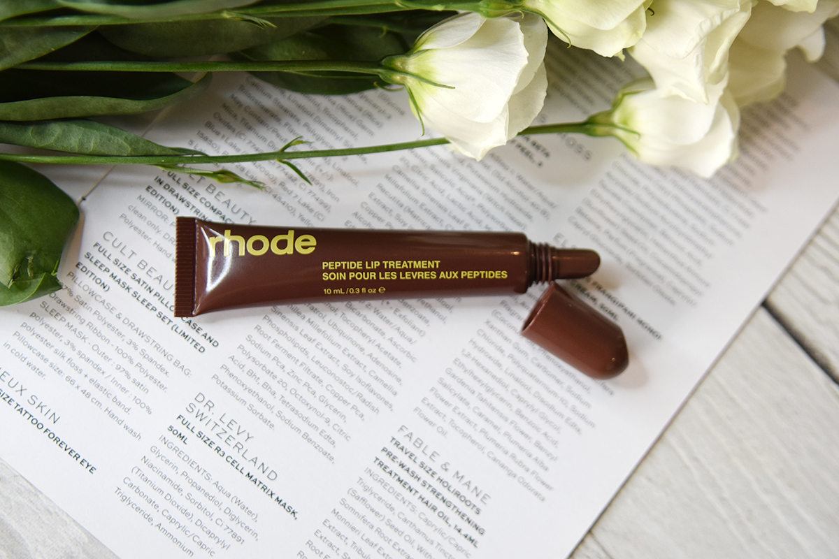 rhode Peptide Lip Treatment in Caramelized Banana rhode Peptide Lip Treatment in Caramelized Banana