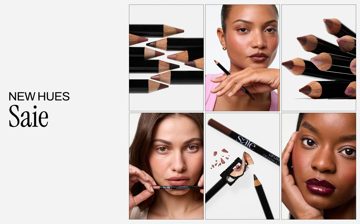 4 new shades of the Saie Lip Liner 101 4 new shades of the Saie Lip Liner 101