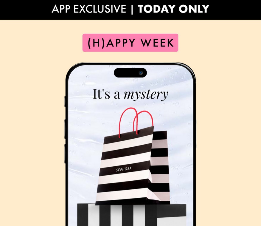 Free Sephora UK Mystery Gift when you spend £80 Free Sephora UK Mystery Gift when you spend £80