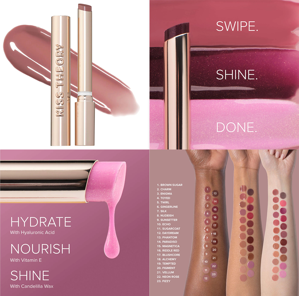 Anastasia Beverly Hills Kiss Theory Hydrating Glossy Shine Lip Balm Anastasia Beverly Hills Kiss Theory Hydrating Glossy Shine Lip Balm