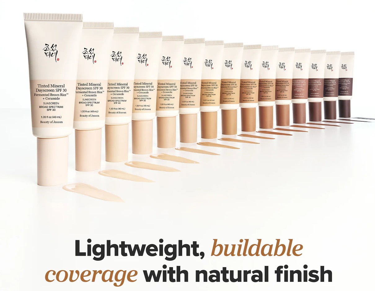 Beauty of Joseon Dayscreen Lightweight Tinted SPF 30 Mineral Sunscreen with Ceramides Beauty of Joseon Dayscreen Lightweight Tinted SPF 30 Mineral Sunscreen with Ceramides