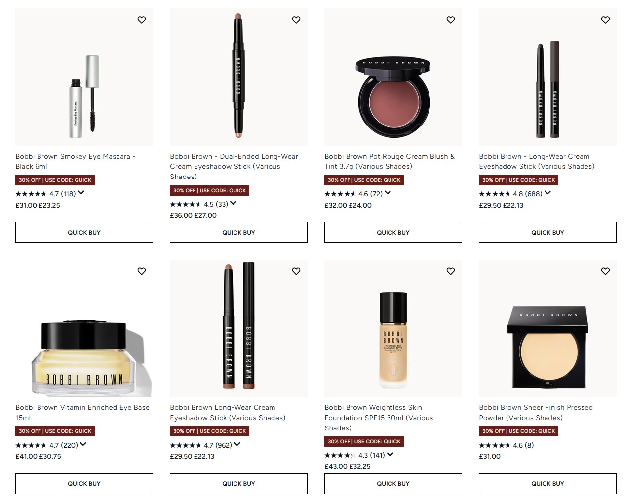 30% off Bobbi Brown at Lookfantastic 30% off Bobbi Brown at Lookfantastic
