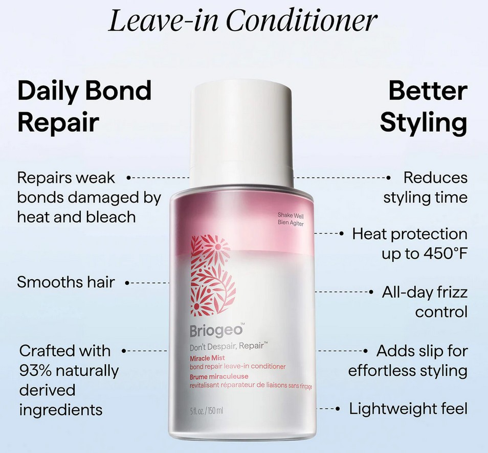 Briogeo Don't Despair, Repair! Miracle Mist Bonding Leave-In Conditioner Briogeo Don't Despair, Repair! Miracle Mist Bonding Leave-In Conditioner