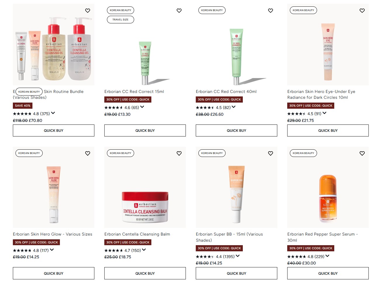 30% off Erborian at Lookfantasti 30% off Erborian at Lookfantasti