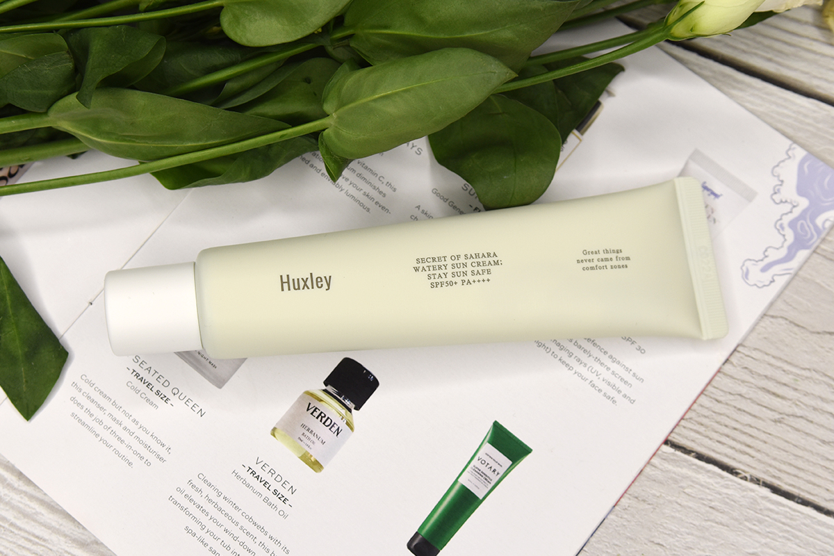 Huxley Watery Sun Cream Stay Sun Safe Review Huxley Watery Sun Cream Stay Sun Safe Review
