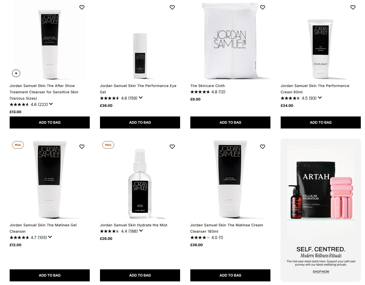 20% off Jordan Samuel at Cult Beauty with code BDCB 20% off Jordan Samuel at Cult Beauty with code BDCB