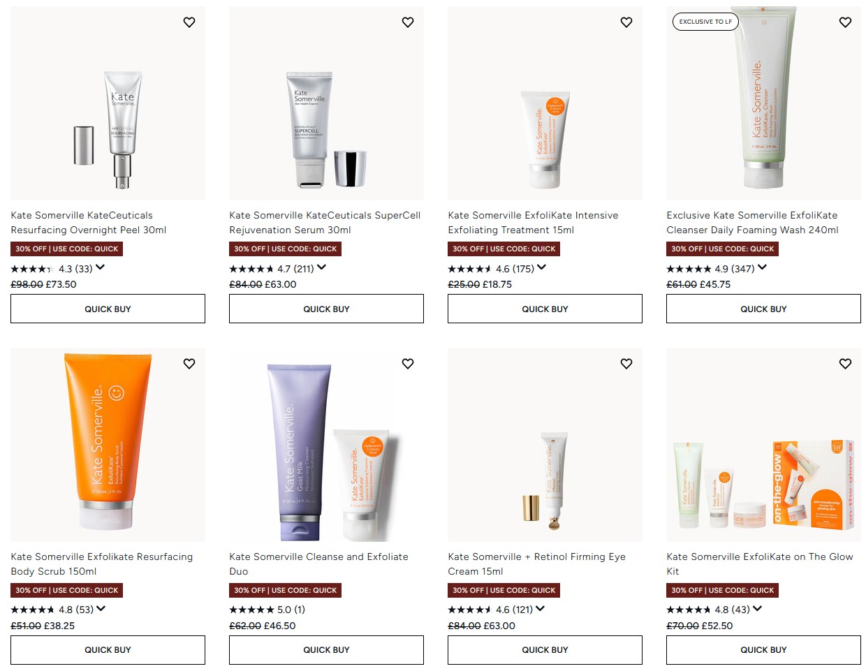 30% off Kate Somerville at Lookfantastic 30% off Kate Somerville at Lookfantastic