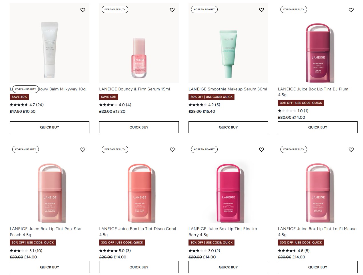 30% off LANEIGE at Lookfantastic 30% off LANEIGE at Lookfantastic
