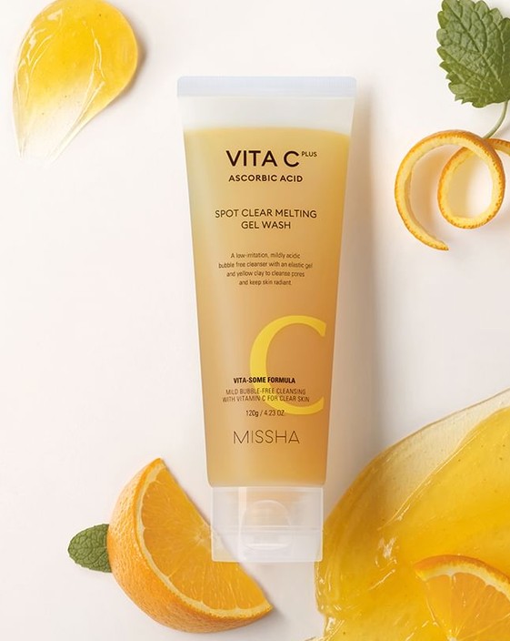 MISSHA Vita C Plus Ascorbic Acid Spot Clear Melting Gel Wash MISSHA Vita C Plus Ascorbic Acid Spot Clear Melting Gel Wash