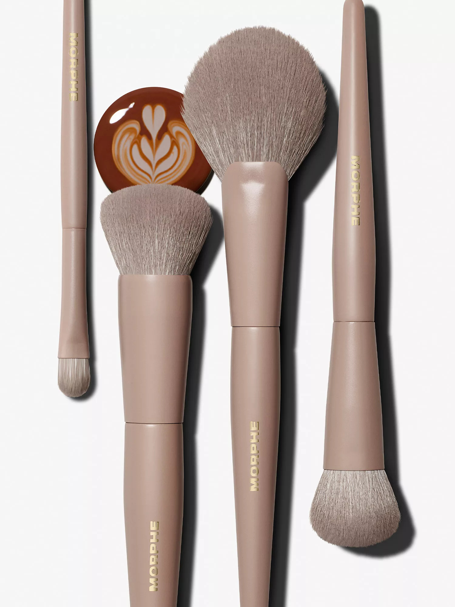 MORPHE Iced Mocha 4-Piece Face Brush Set MORPHE Iced Mocha 4-Piece Face Brush Set