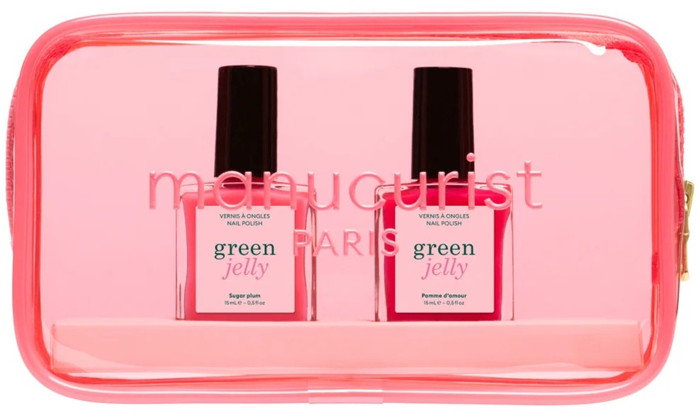 Manucurist Green Jelly Nail Polish Set - Sugar Plum & Pomme D'amour Manucurist Green Jelly Nail Polish Set - Sugar Plum & Pomme D'amour