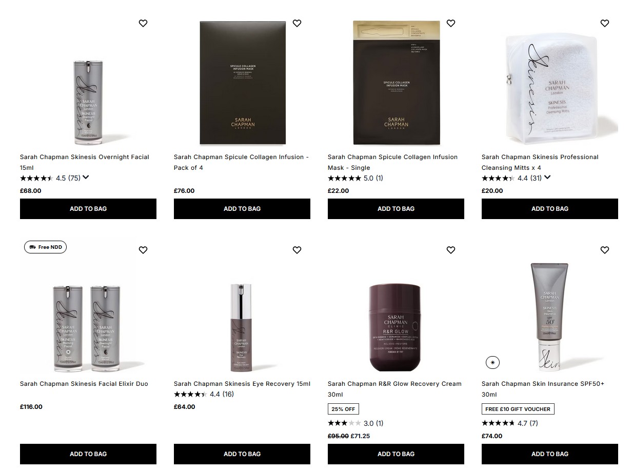 20% off Sarah Chapman at Cult Beauty 20% off Sarah Chapman at Cult Beauty