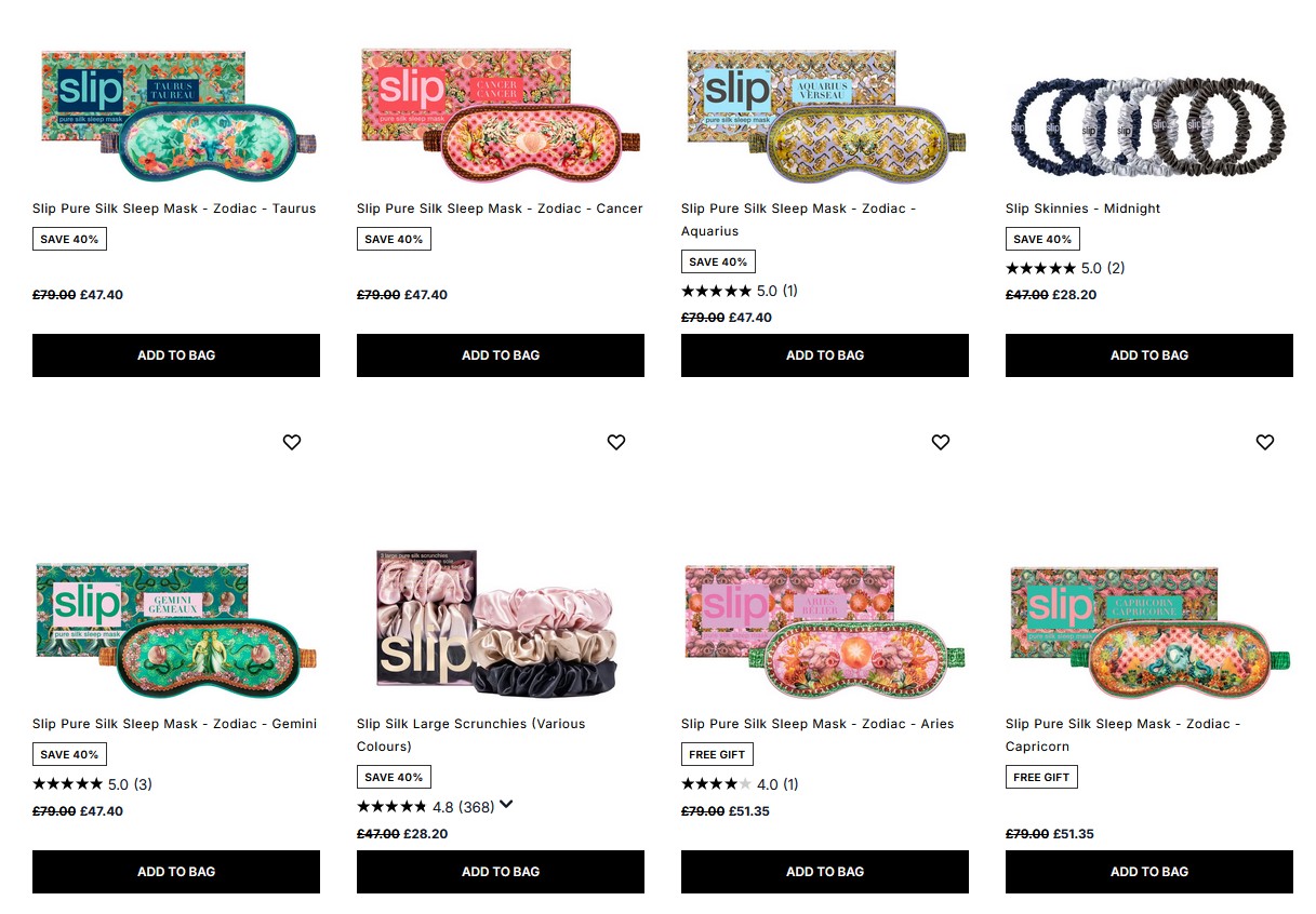 40% off selected Slip at Cult Beauty 40% off selected Slip at Cult Beauty
