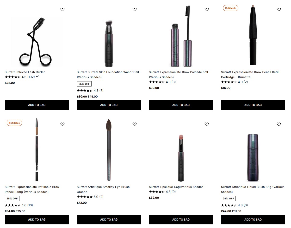 20% off Surratt at Cult Beauty 20% off Surratt at Cult Beauty