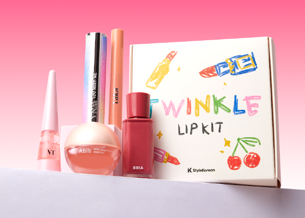 Stylekorean Twinkle Lip Kit Makeup Cherry Box