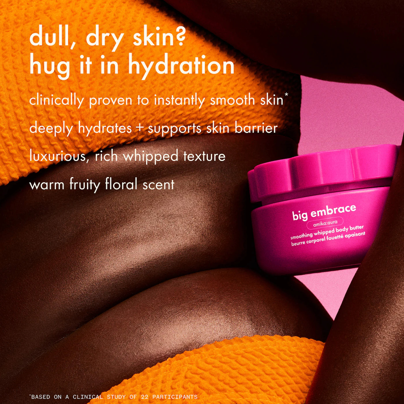 amika Mini Big Embrace Smoothing Whipped Body Butter amika Mini Big Embrace Smoothing Whipped Body Butter