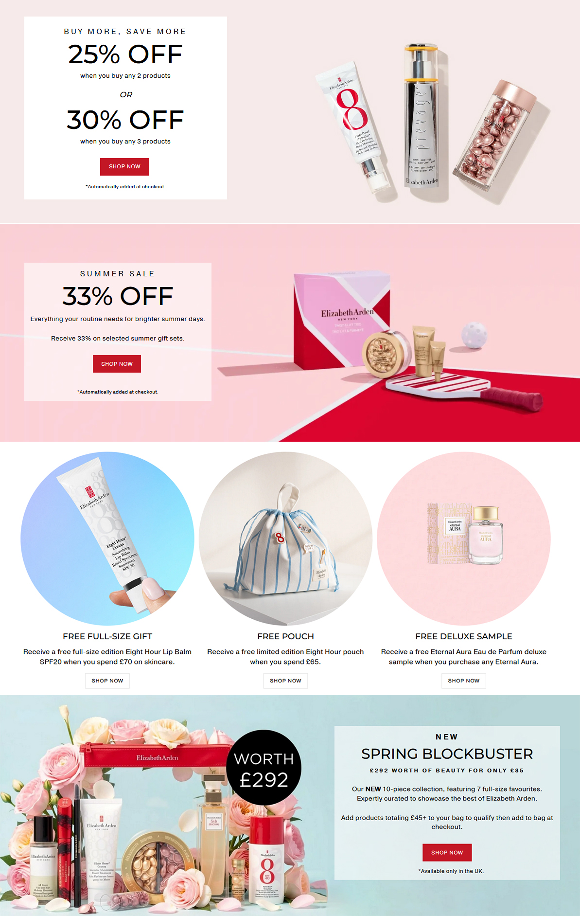 Offers at Elizabeth Arden Offers at Elizabeth Arden