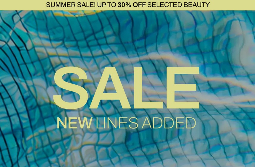Up to 30% off Summer Sale at Cult Beauty Up to 30% off Summer Sale at Cult Beauty