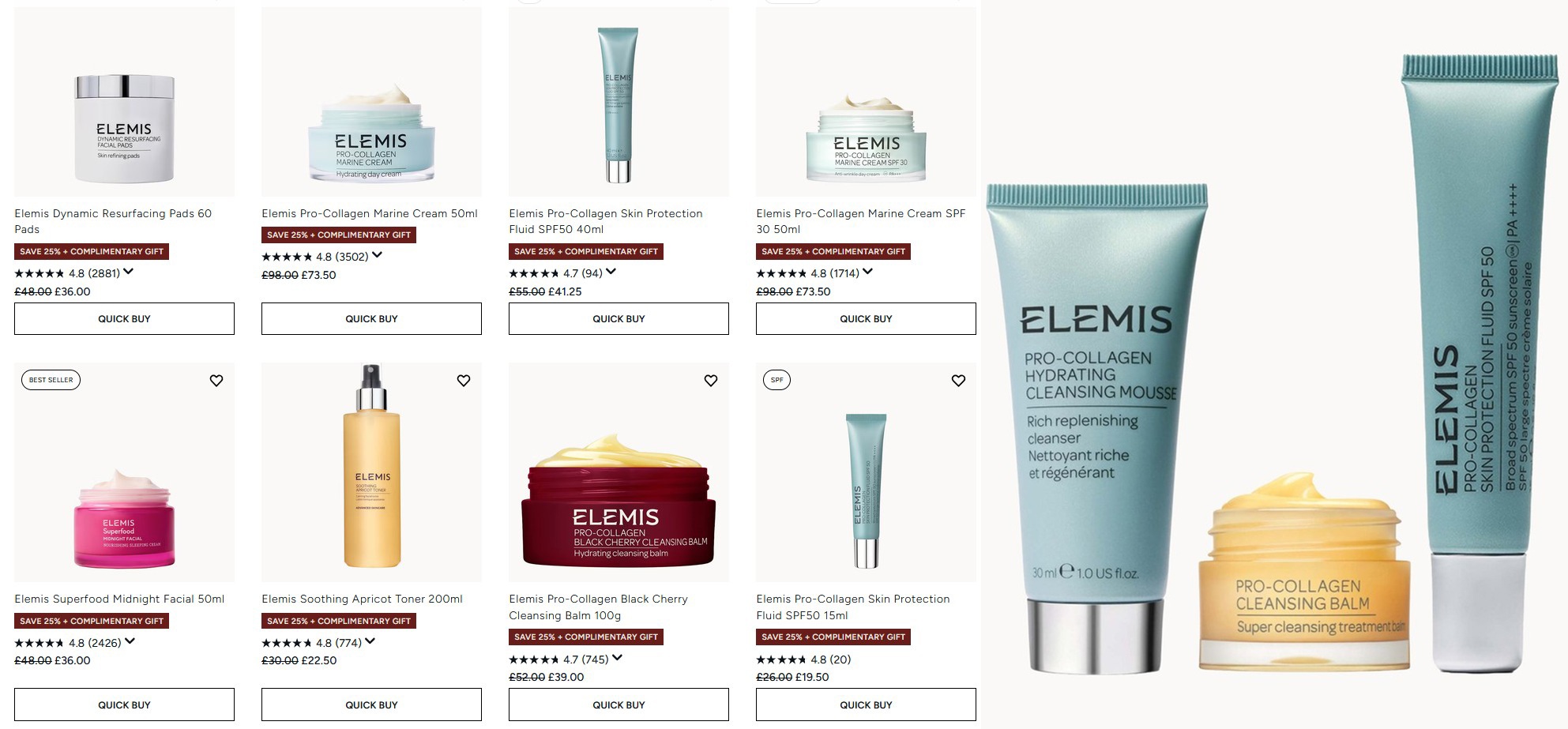 25% off Elemis at Lookfantastic + free Elemis Summer Set when you spend £98 on the brand 25% off Elemis at Lookfantastic + free Elemis Summer Set when you spend £98 on the brand