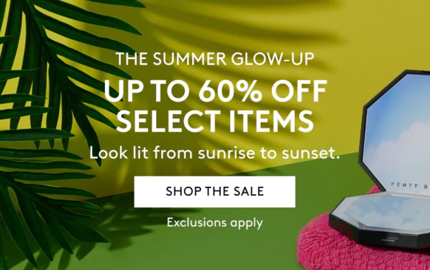 Up to 60% off Sale at Fenty Up to 60% off Sale at Fenty
