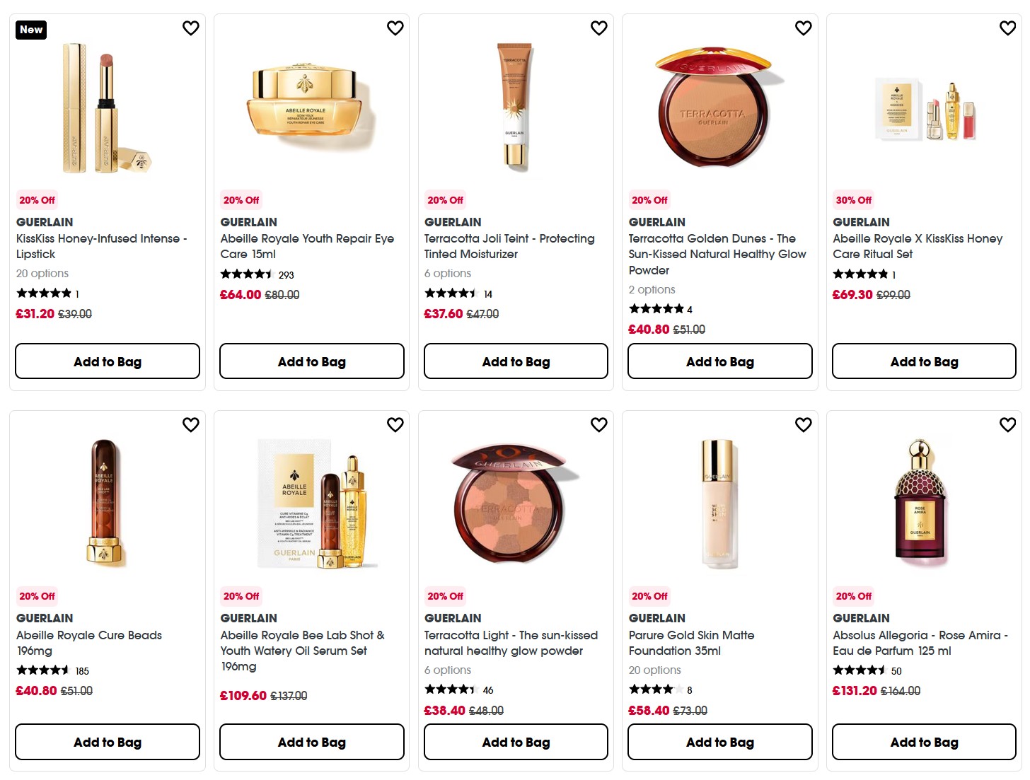 Up to 30% off GUERLAIN at Sephora UK Up to 30% off GUERLAIN at Sephora UK