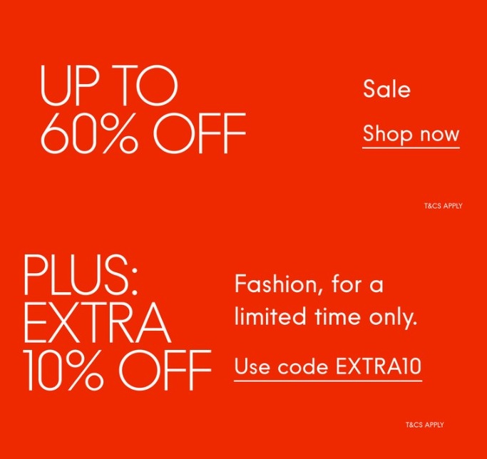 Up to 60% off Sale at Harvey Nichols Up to 60% off Sale at Harvey Nichols