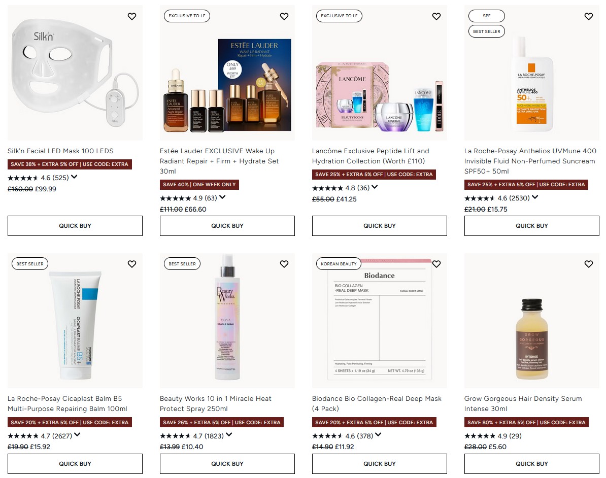 Up to 40% off selected at Lookfantastic Up to 40% off selected at Lookfantastic