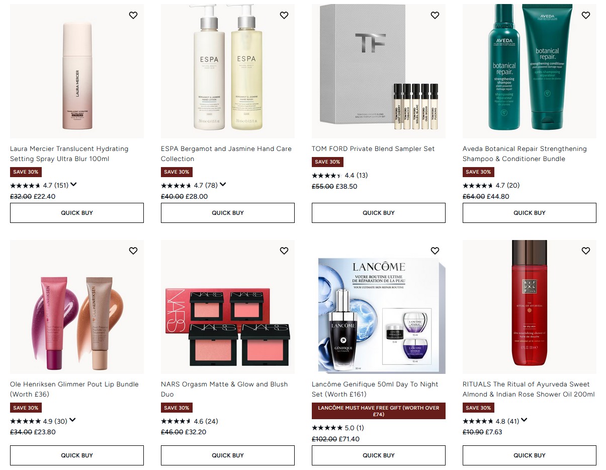 30% off selected at Lookfantastic 30% off selected at Lookfantastic