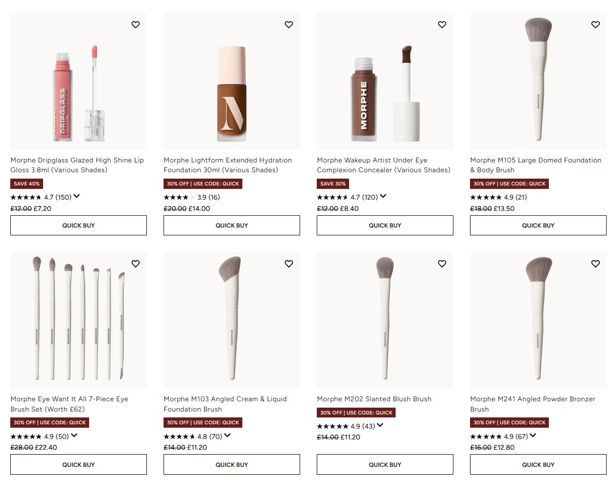 30% off Morphe at Lookfantastic 30% off Morphe at Lookfantastic